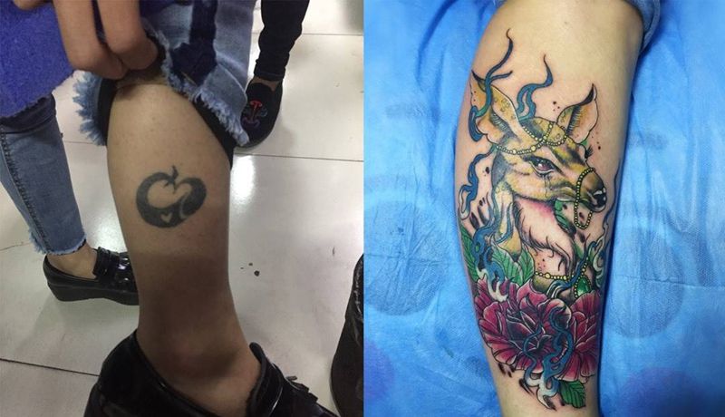 覆盖纹身图片