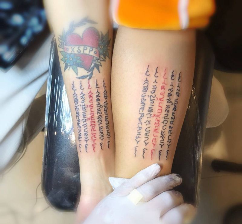 五条经纹身图片