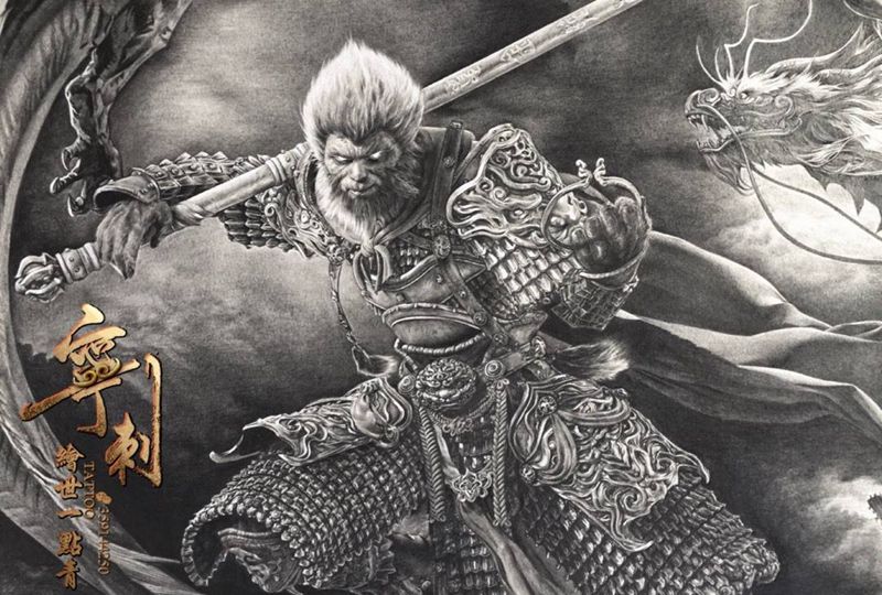 斗战圣佛纹身图片