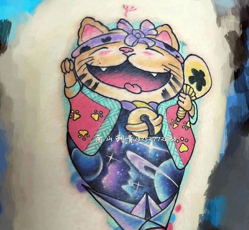 情侣纹身纹身图片_腿部手臂新传统老传统纹身图案