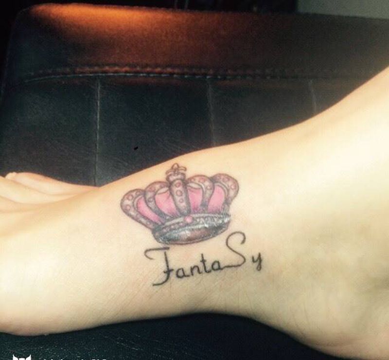 皇冠遮盖疤痕纹身图片