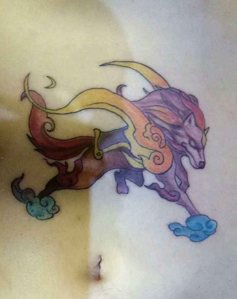 哮天犬纹身图片