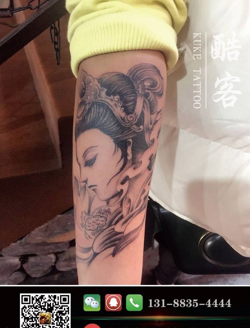 小臂局部纹身图片