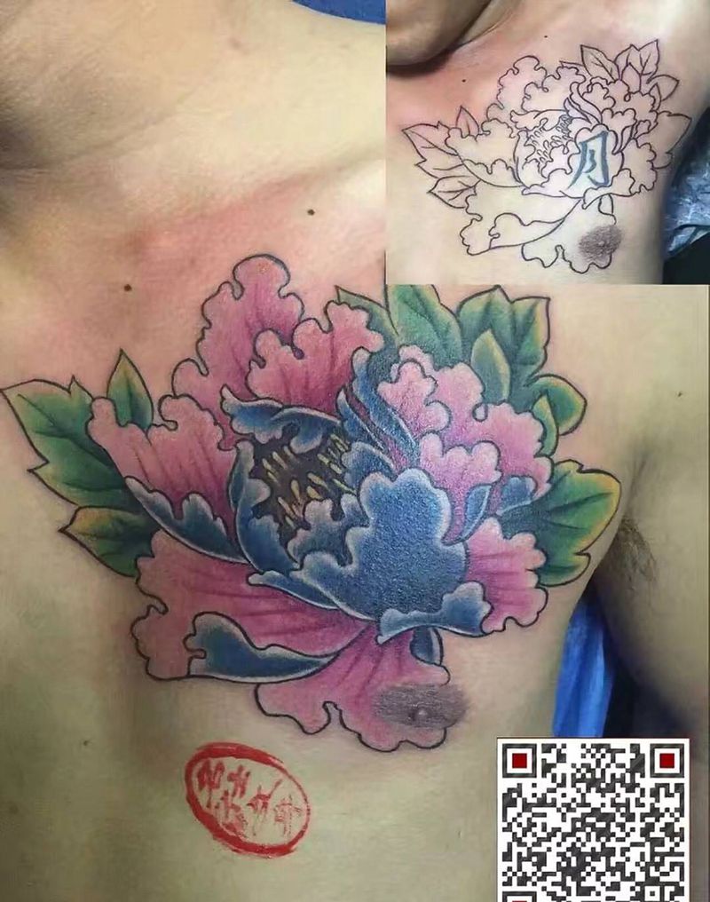 遮盖纹身图片