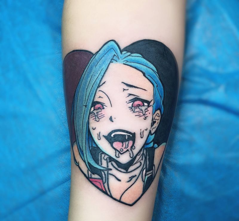 爱心纹身图片_手部手臂New SchoolOld School纹身图案