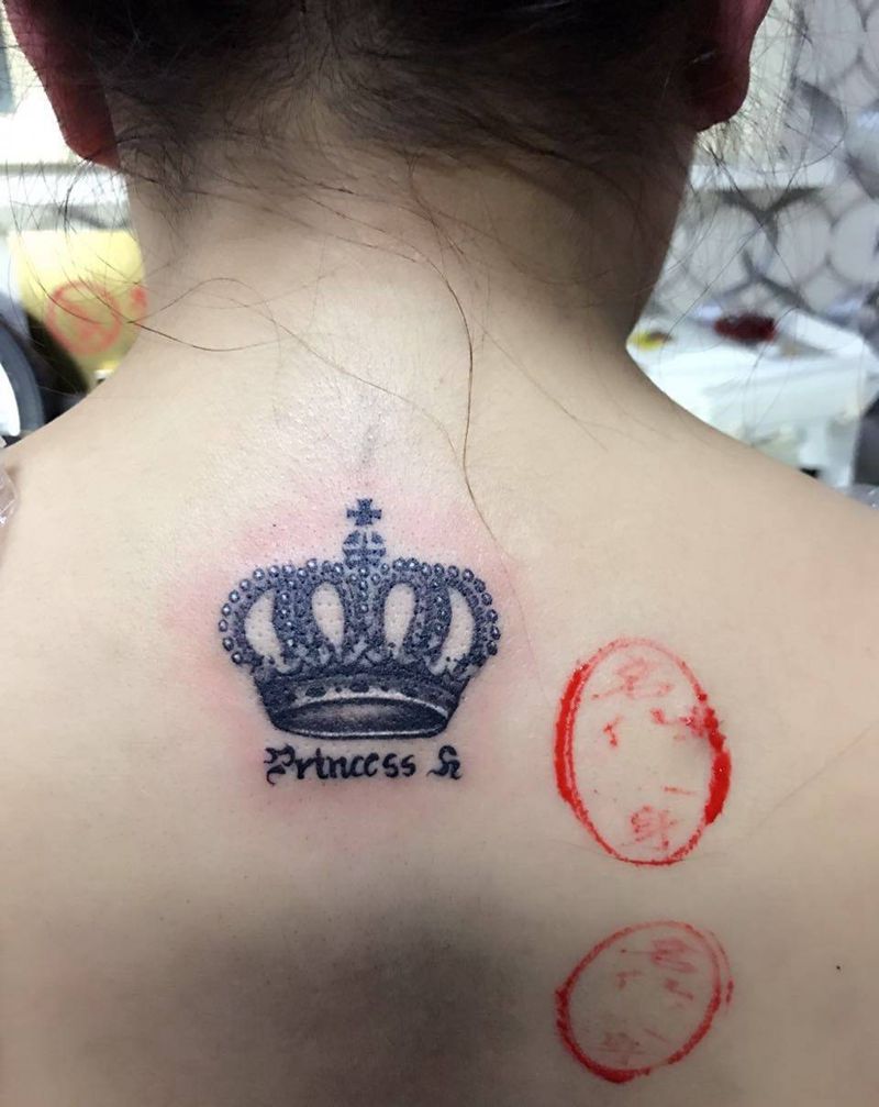 皇冠纹身图片