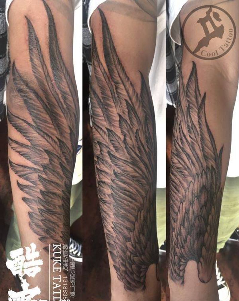 包小臂纹身图片