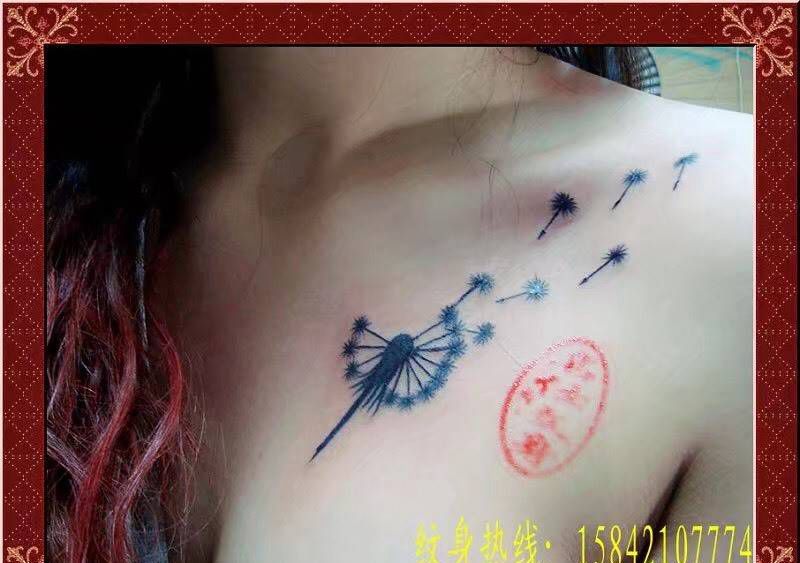 蒲公英纹身图片