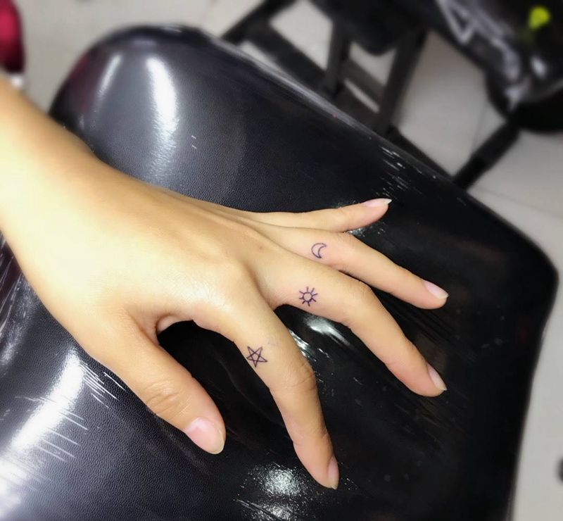 星星纹身图片