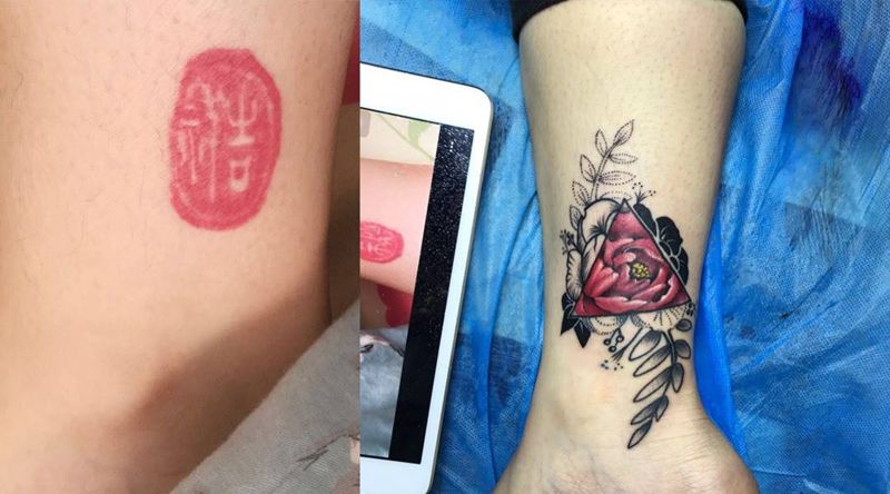 覆盖纹身图片