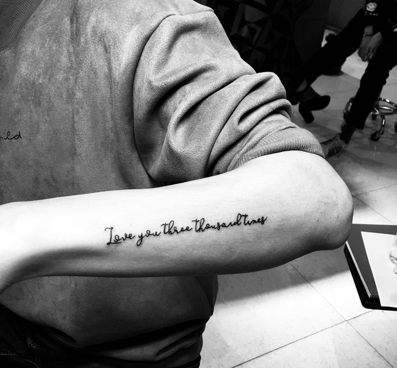 字纹身图片_手臂图腾纹身图案