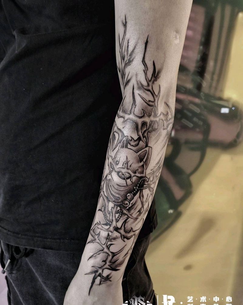 店内作品纹身图片_手臂纹身图案