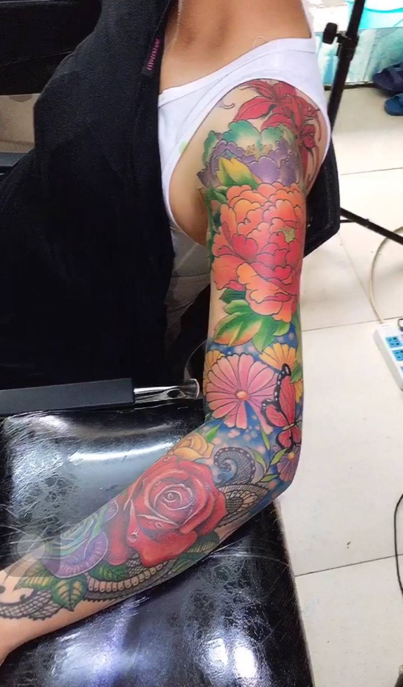 够鲜艳吧纹身图片