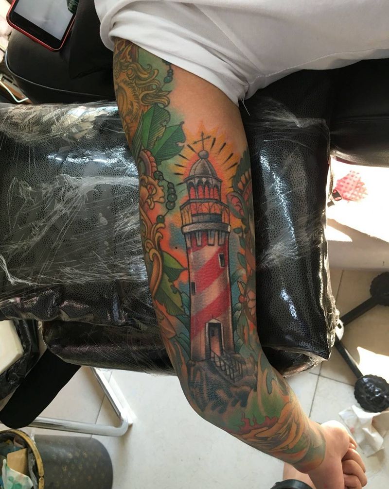 灯塔纹身纹身图片