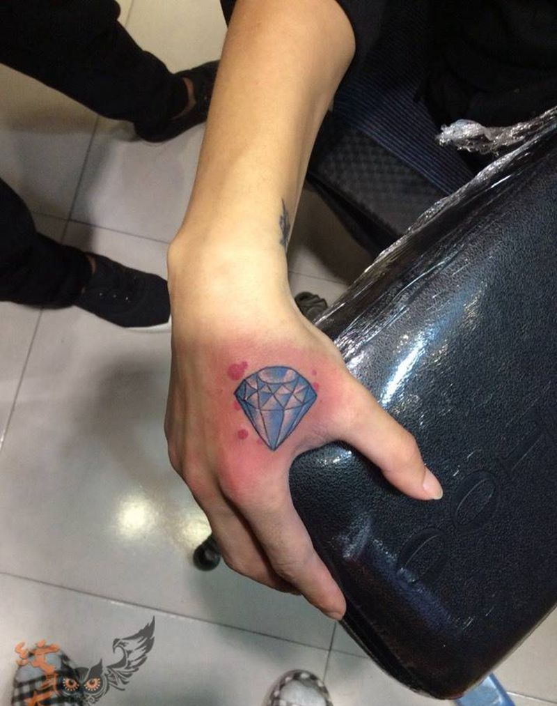 钻石纹身图片