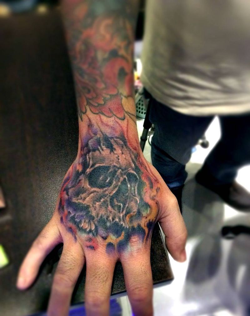 未完成纹身图片