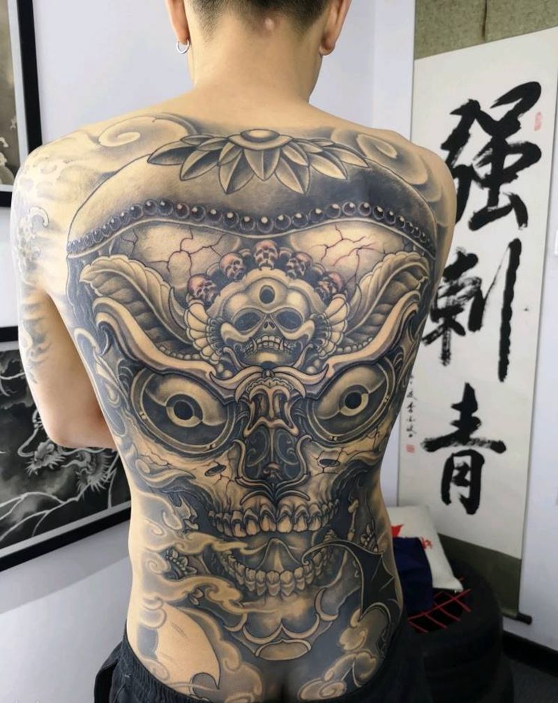 嘎巴拉纹身图片