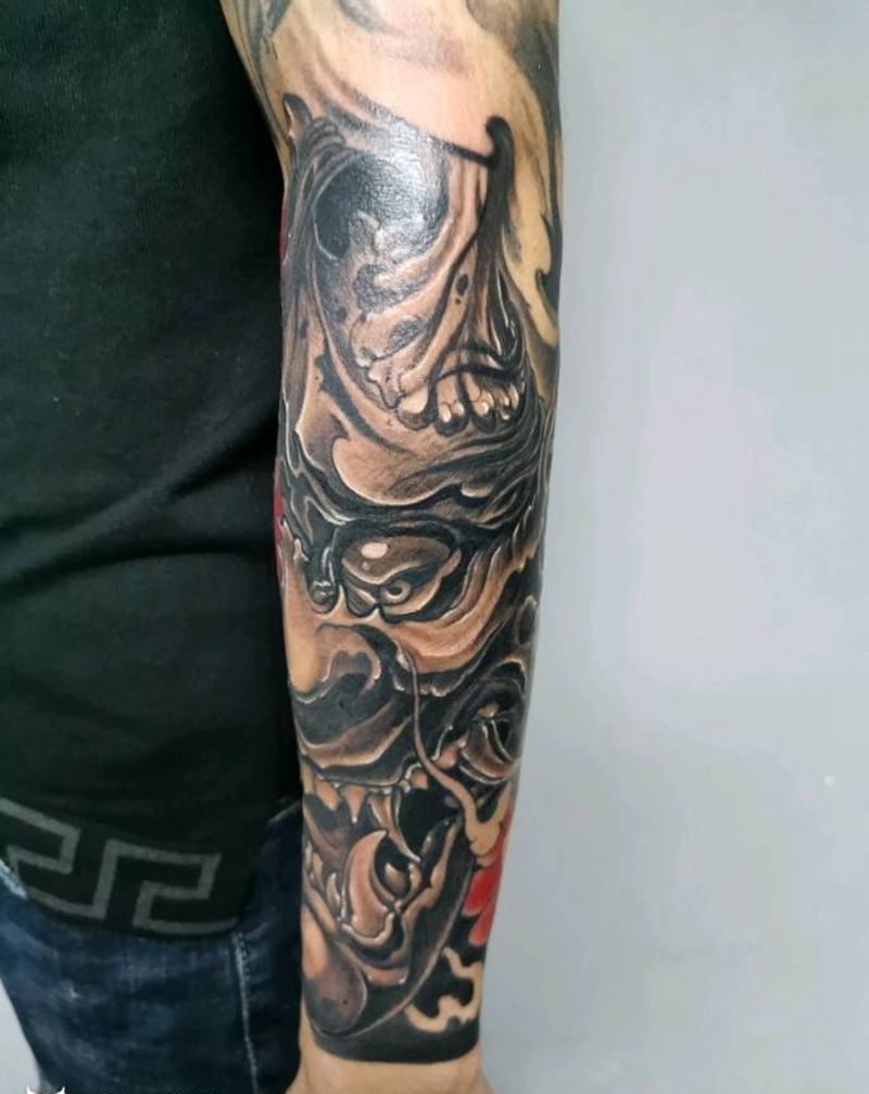 接臂 欧美传统纹身图片_Old School纹身图案