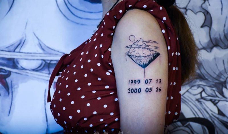 江河湖海纹身图片