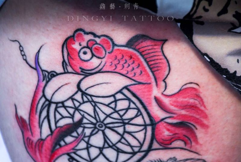 捕梦网  未完成纹身图片