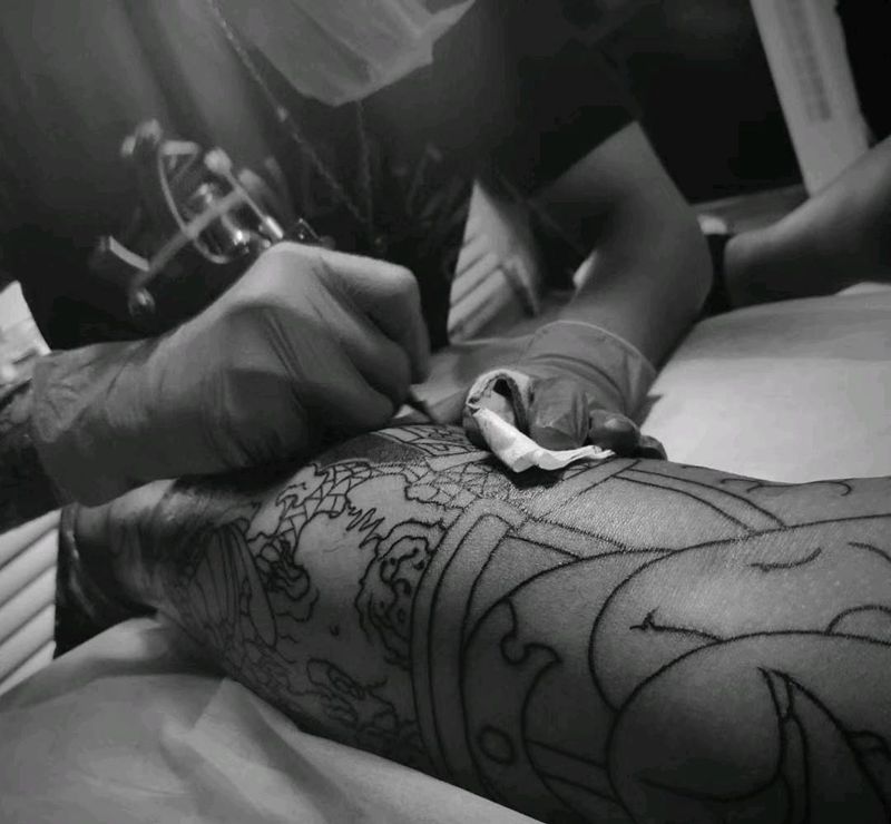 武士纹身图片_老传统新传统纹身图案