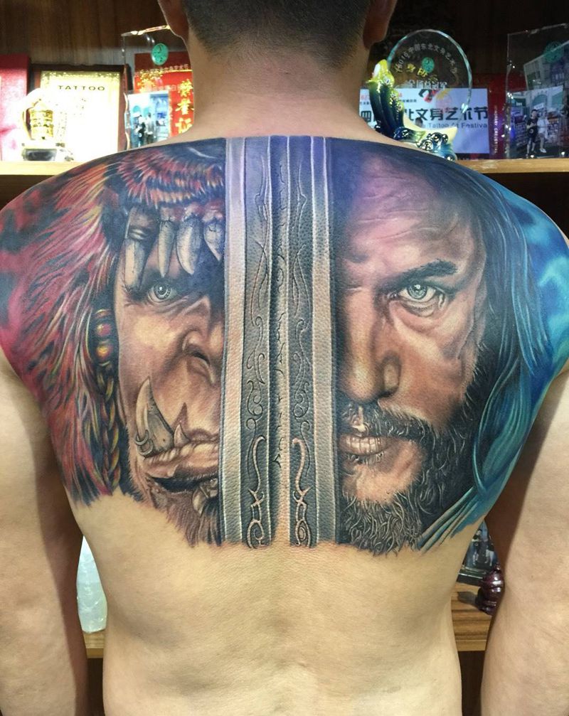 魔兽纹第三次时纹身图片