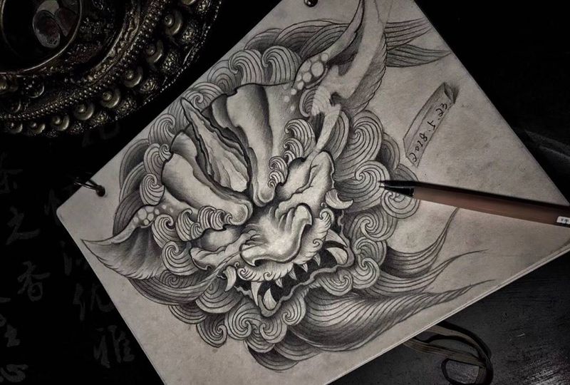 原创手稿纹身图片