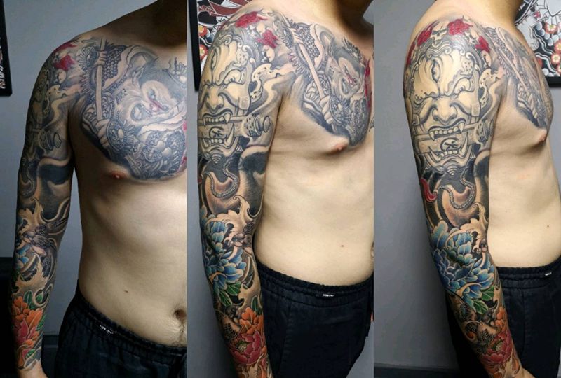 完成纹身图片_老传统新传统纹身图案