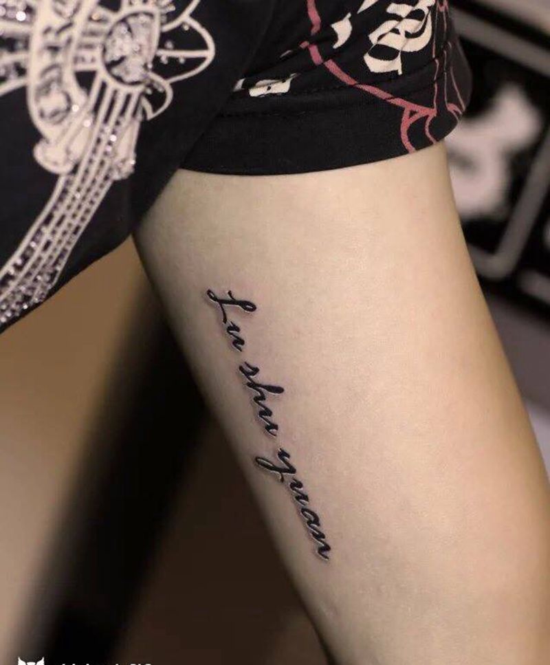 字母纹身图片_手臂纹身图案