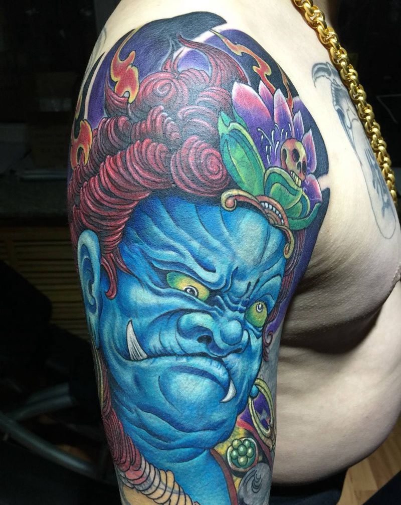 遮盖前后对比    还没完成待续纹身图片_手臂传统遮盖纹身图案