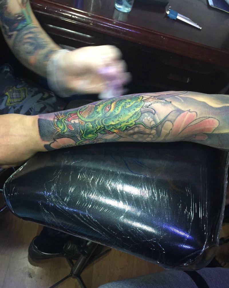 纹身遮盖纹身图片