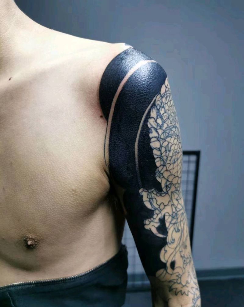 遮盖老传统 未完成纹身图片_新传统老传统纹身图案