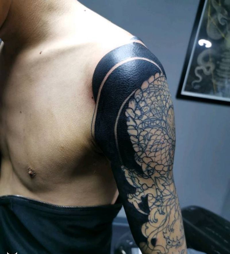 遮盖传统下次继续纹身图片_老传统新传统纹身图案