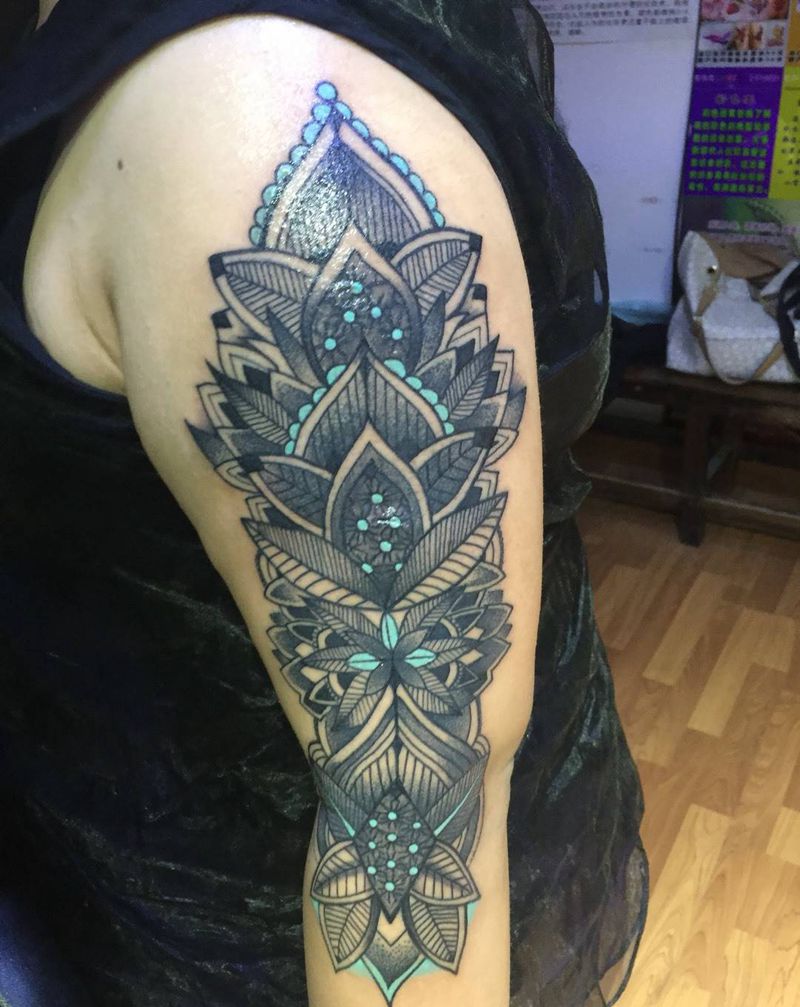 海娜花纹身图片