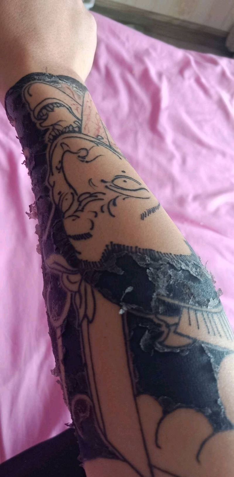 第四天蛇皮纹身图片_老传统新传统纹身图案