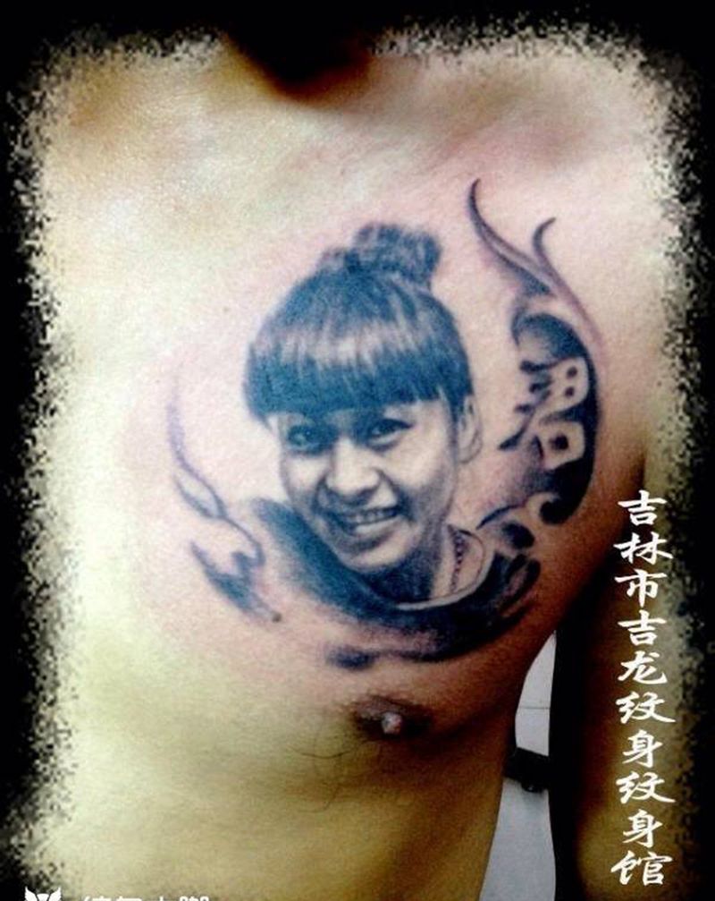 肖像纹身图片