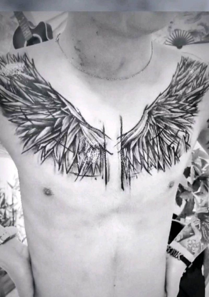 不知道纹身图片_几何纹身图案