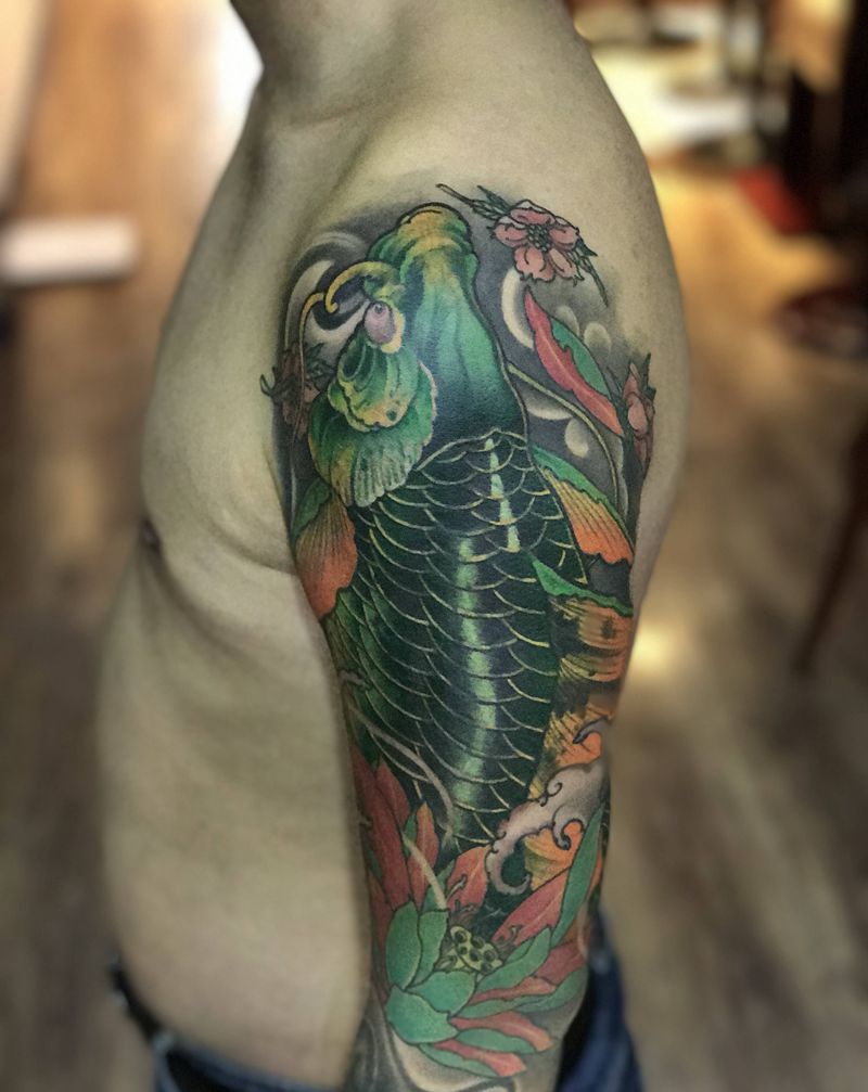 遮盖图腾纹身图片_手臂新传统纹身图案