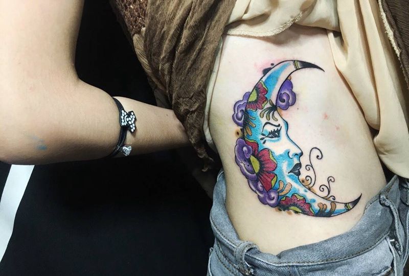 凤凰传奇纹身图片