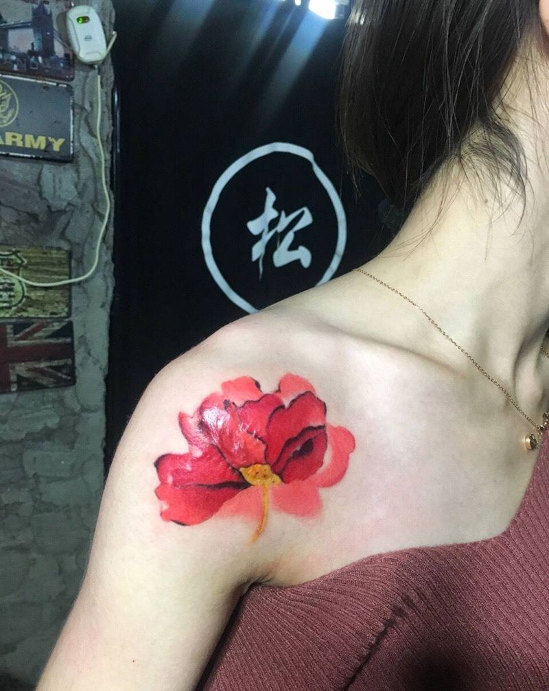 疤痕遮盖纹身图片