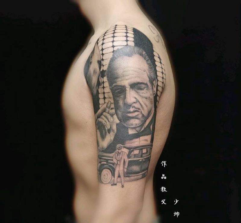 教父纹身图片