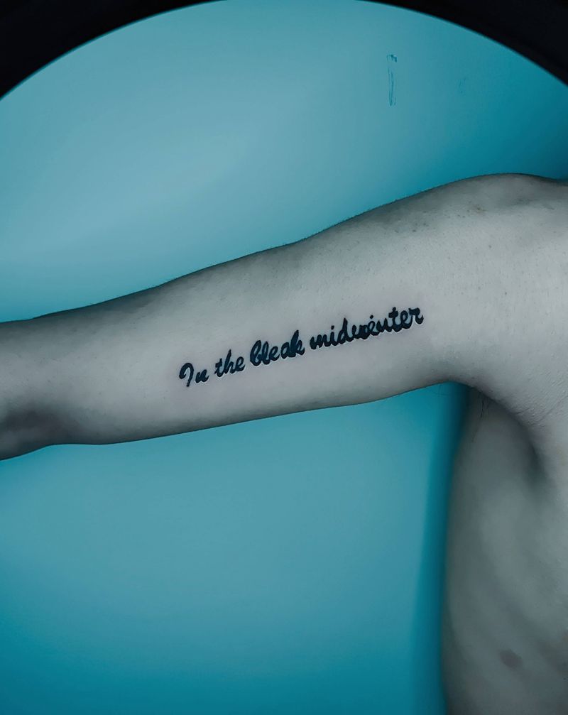 小字母～纹身图片_手臂纹身图案