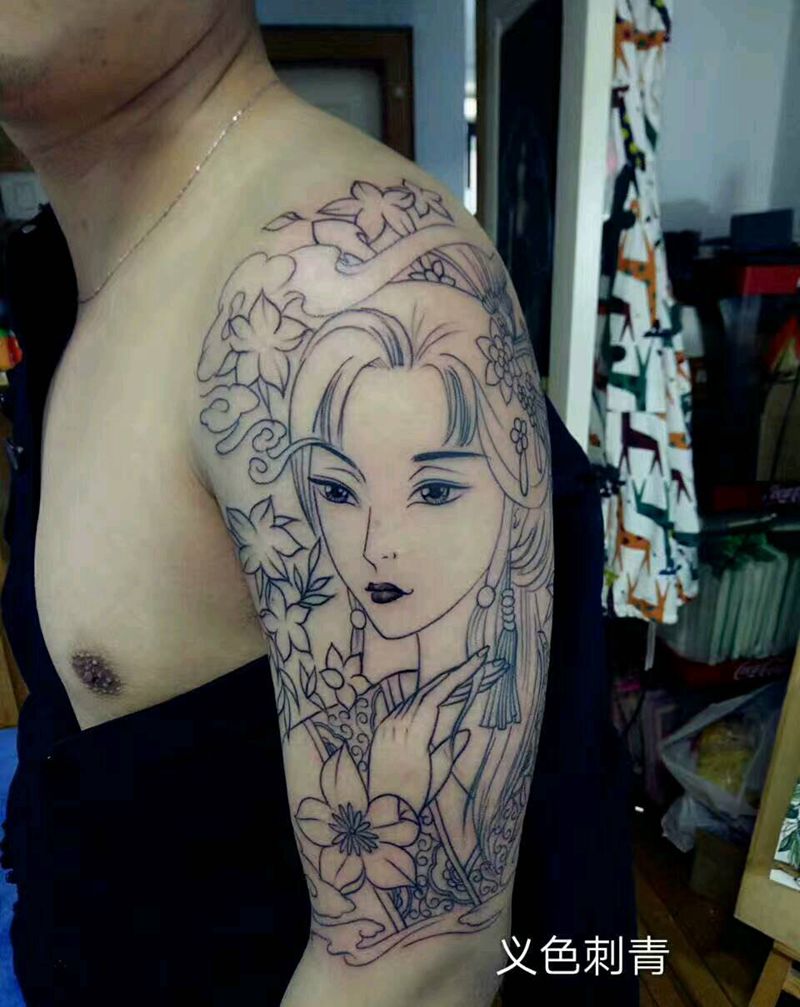 美女图纹身图片