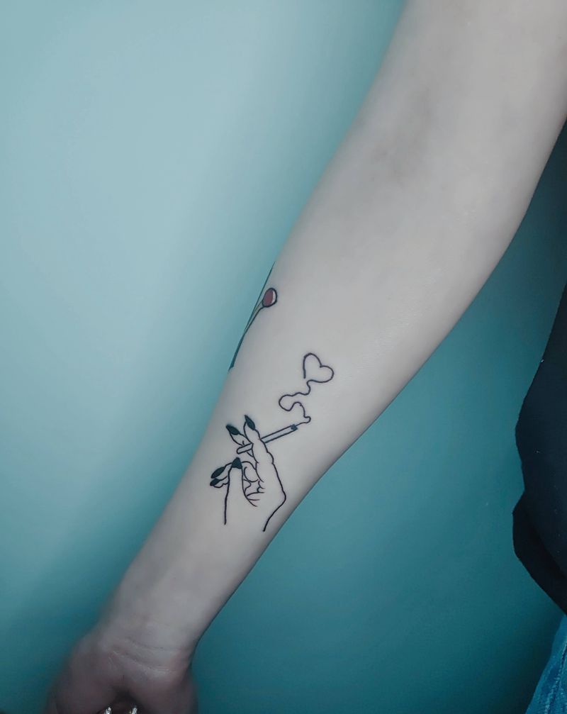 小清新风格纹身图片_手臂图腾纹身图案