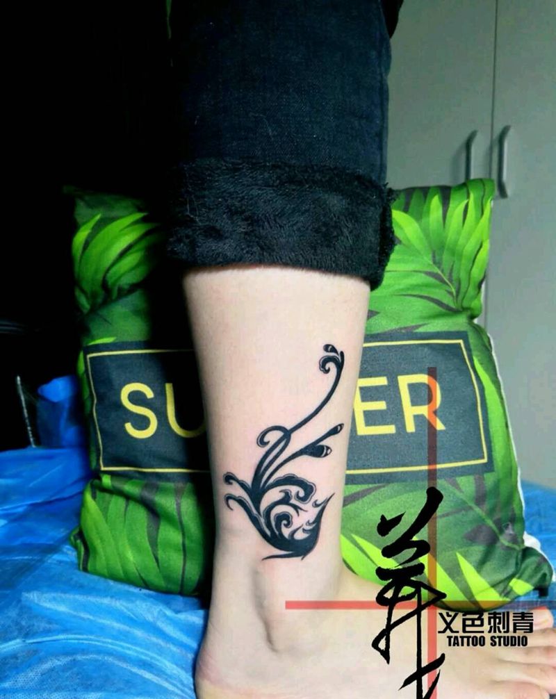 凤凰图腾纹身图片