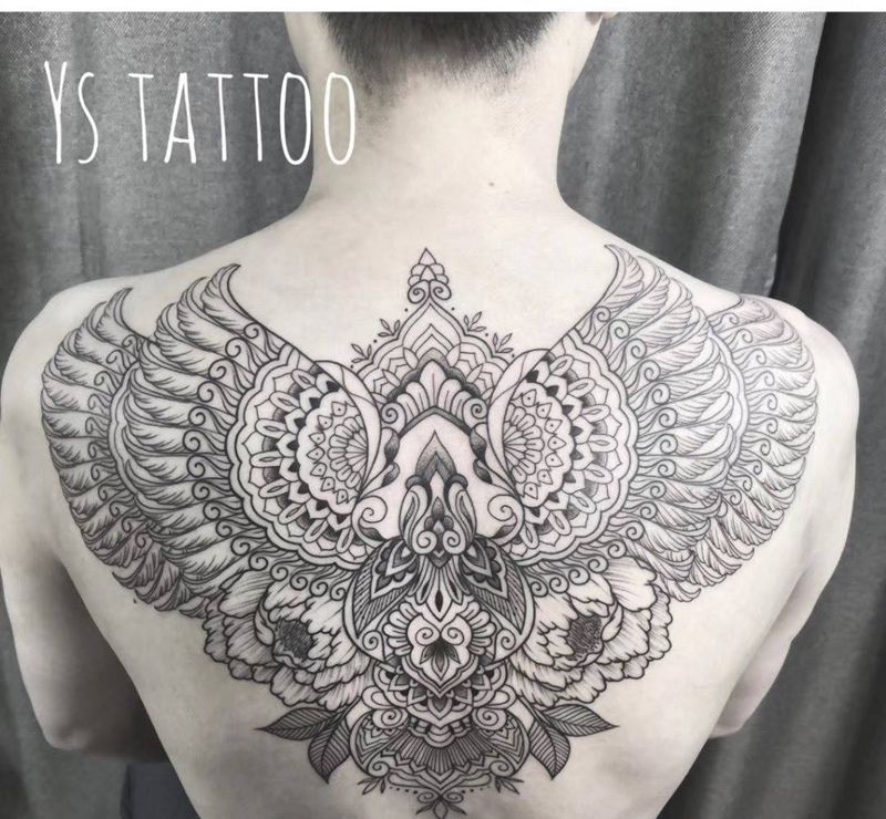 板板整整纹身图片