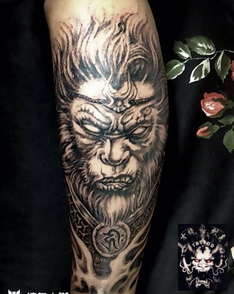 斗战胜佛纹身图片