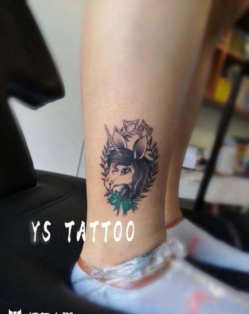 独角兽纹身图片