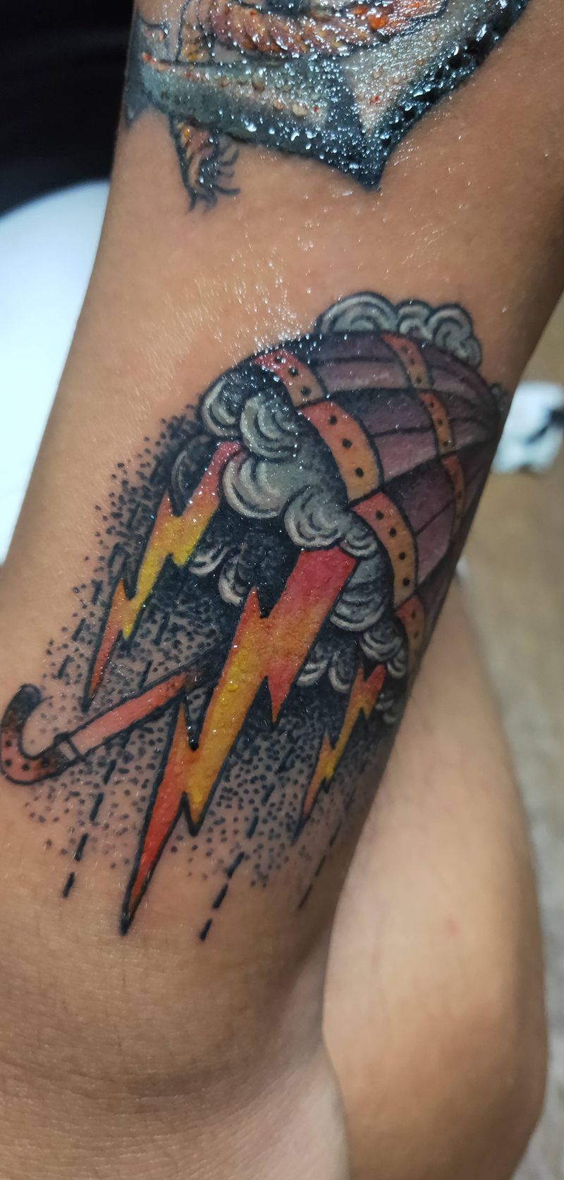 school 花臂纹身图片_手臂New School纹身图案