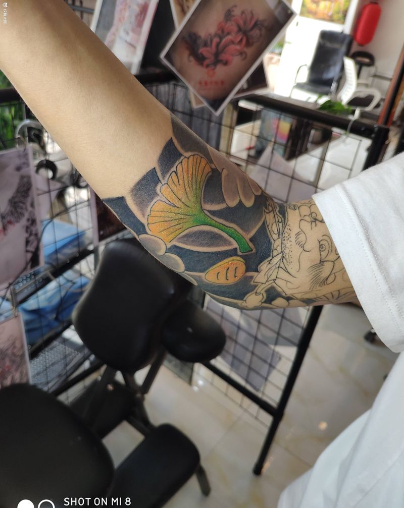 七分袖纹身图片_老传统纹身图案